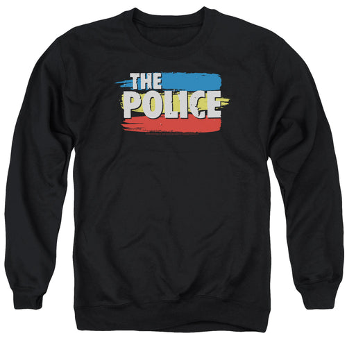 The Police Three Stripes Logo Crewneck Sweatshirt