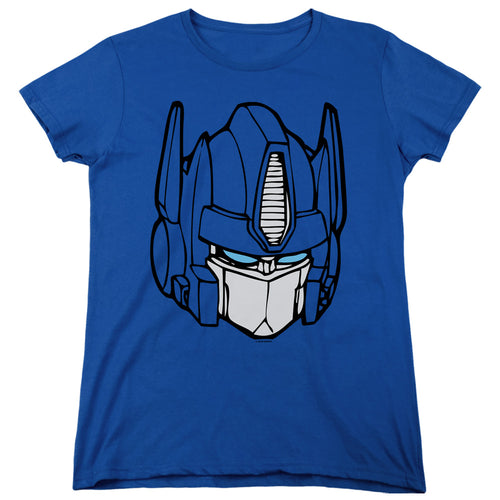 Transformers Optimus Head Womens T-Shirt