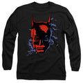 The Batman Shadowed Headshot Long Sleeve T-Shirt