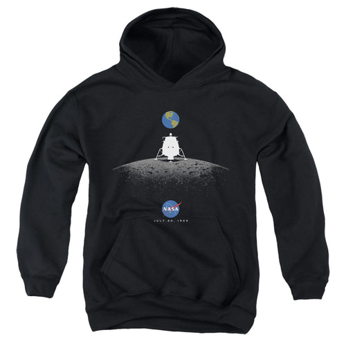 NASA Moon Landing Simple Youth Hoodie