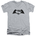 Batman v Superman Simple Logo V-Neck T-Shirt
