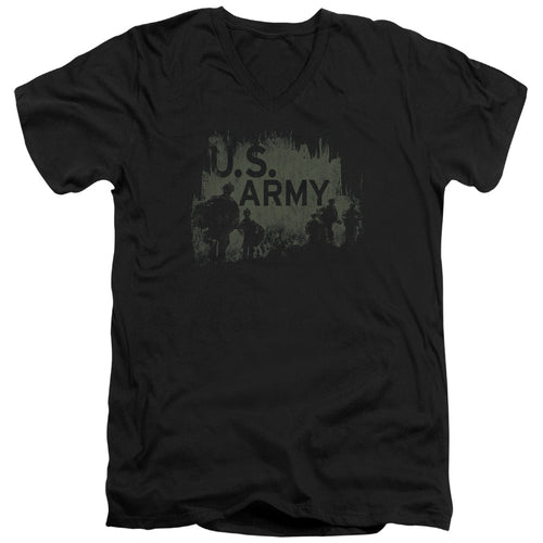 US Army Soldiers Silhouette V-Neck T-Shirt