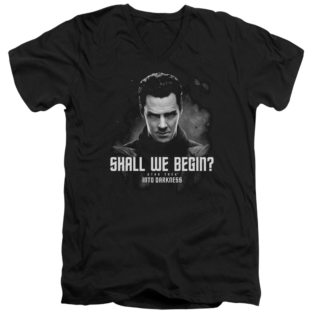 Star Trek Shall we Begin V-Neck T-Shirt