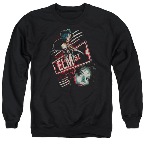 A Nightmare on Elm Street Street Sign Crewneck Sweatshirt