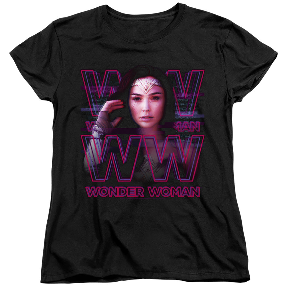 Wonder Woman 1984 Vaporwave Womens T-Shirt
