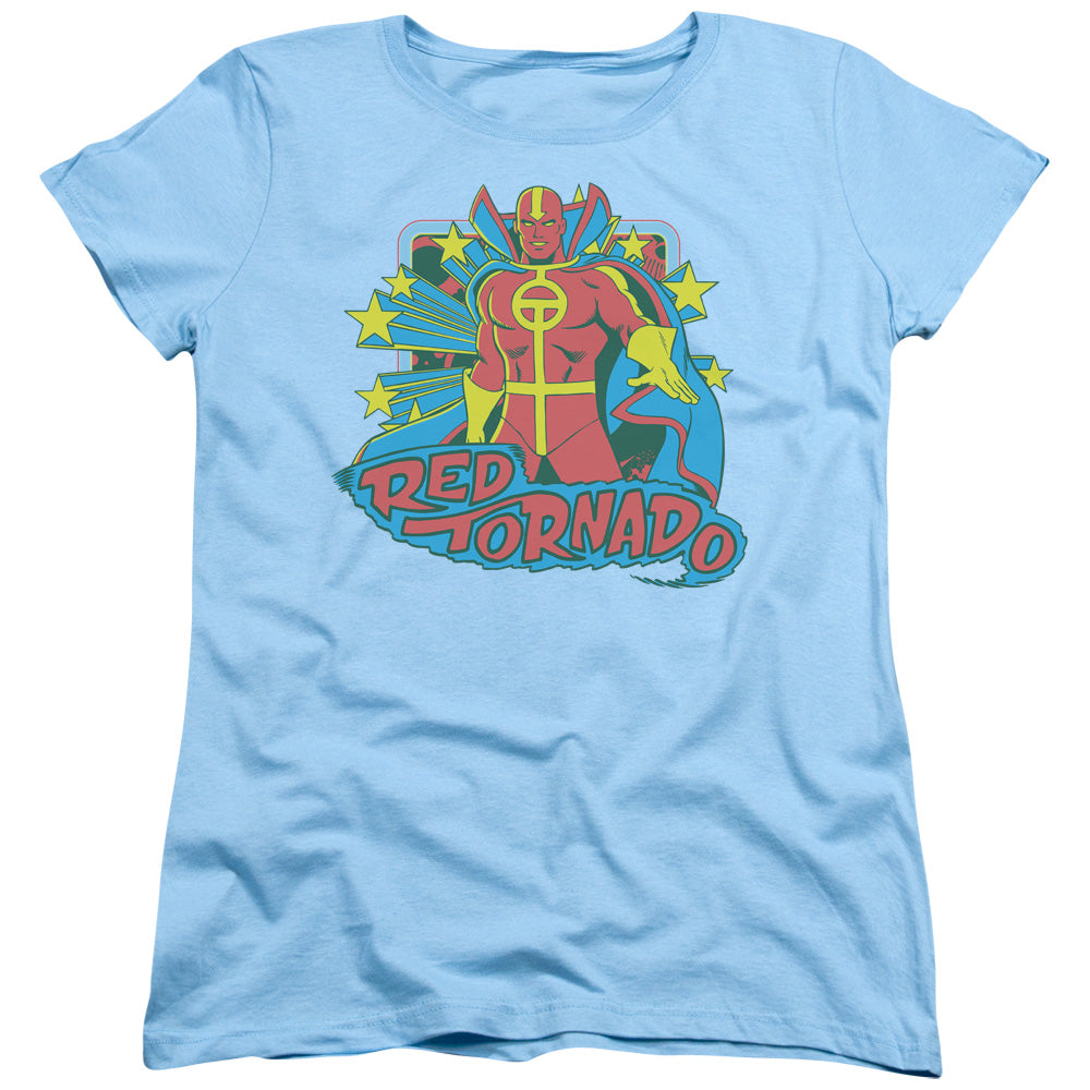 DC Comics Red Tornado Stars Womens T-Shirt