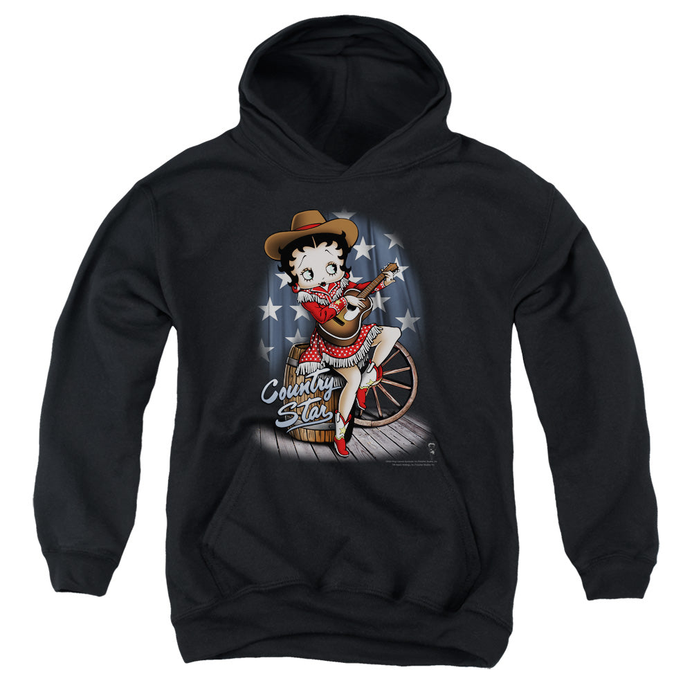 Betty Boop Country Star Youth Hoodie