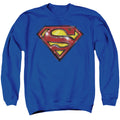 Superman Airbrush Logo Crewneck Sweatshirt