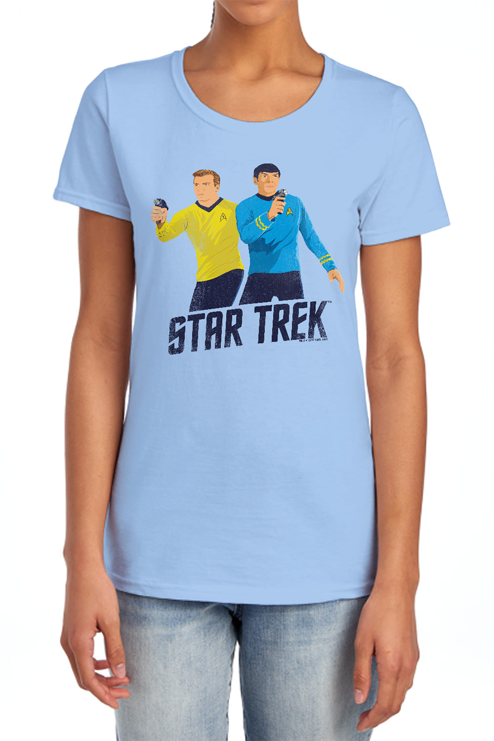 Star Trek Phasers Ready Womens T-Shirt