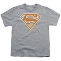 Superman Burnt Orange&white Shield Youth/Toddler T-Shirt