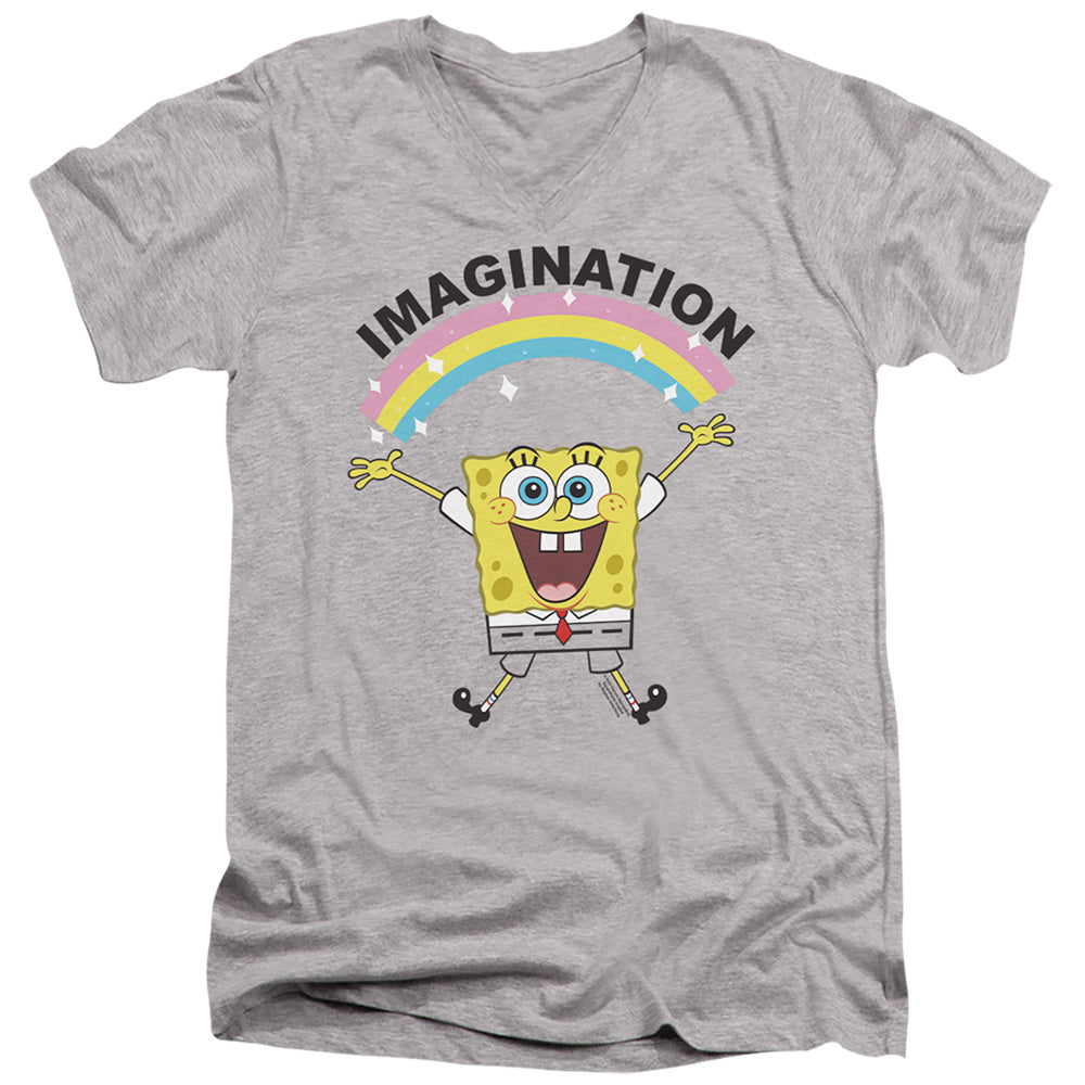 Spongebob Squarepants Simple Imagination V-Neck T-Shirt