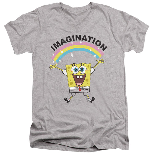 Spongebob Squarepants Simple Imagination V-Neck T-Shirt