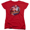 The Flash Fastest Man Red Womens T-Shirt