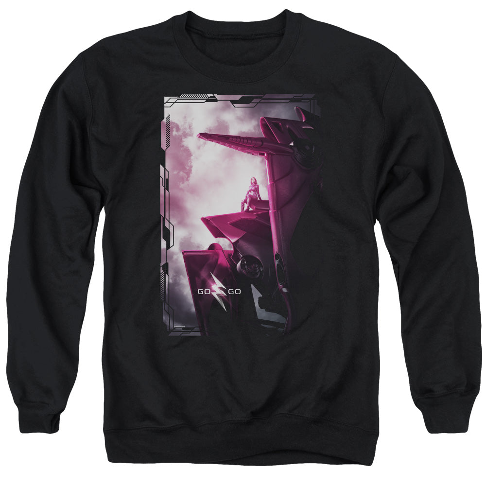 Mighty Morphin Power Rangers: The Movie Pink Zord Poster Crewneck Sweatshirt