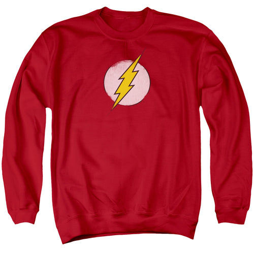 The Flash Rough Flash Logo Crewneck Sweatshirt