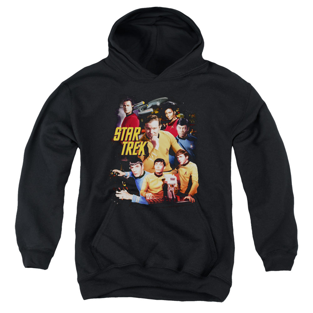 Star Trek At the Controls Youth Hoodie