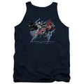 Batman v Superman Lightniing V Heat Vision Tank Top
