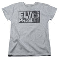 Elvis Presley Block Letters Womens T-Shirt