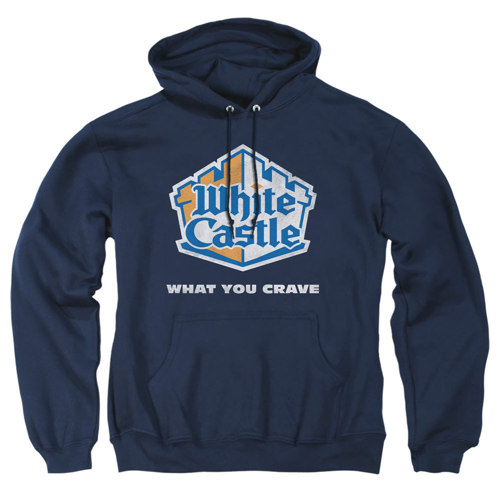 White Castle What You Crave Distressed Logo Pullover Hoodie