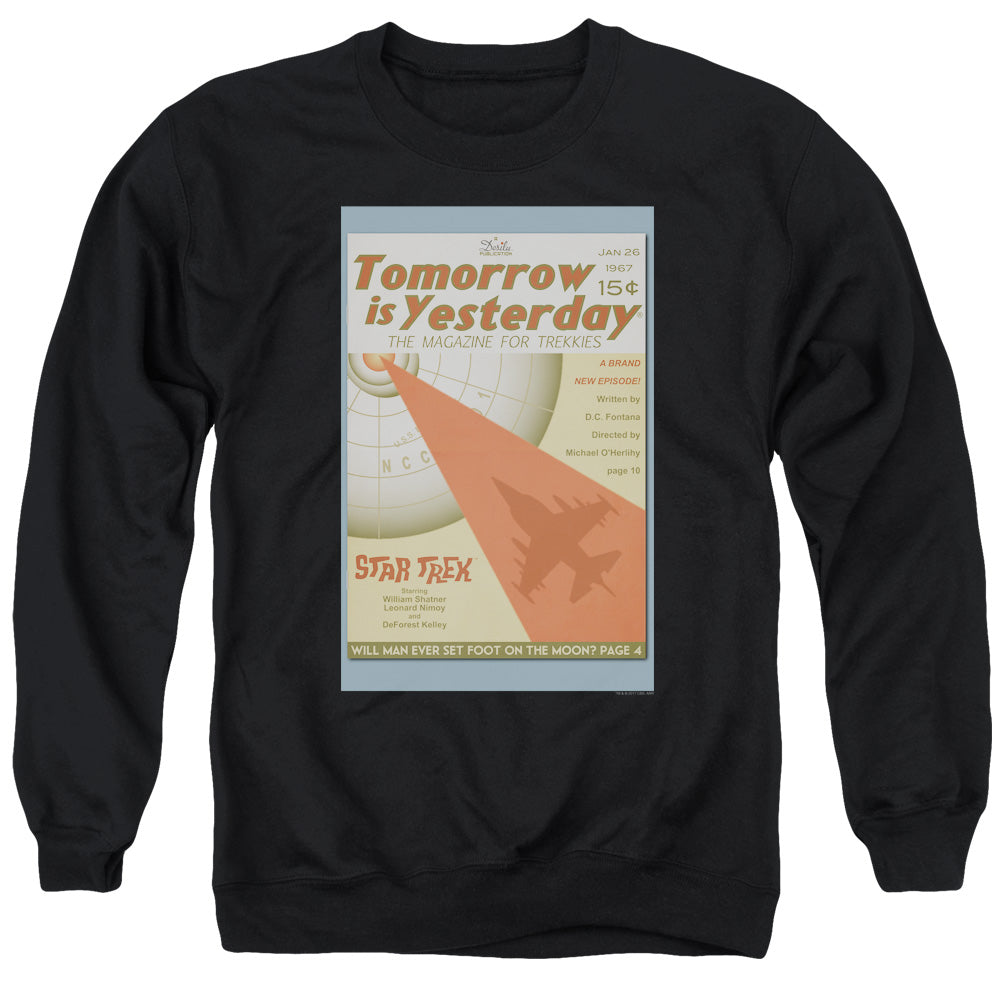 Star Trek Juan Ortiz Tomorrow is Yesterday Black Crewneck Sweatshirt