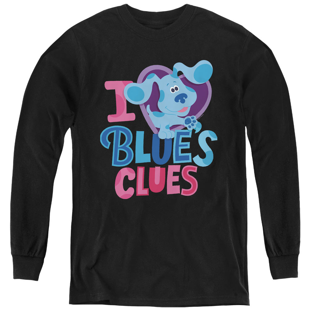 Blue's Clues I Heart Blue Youth Long Sleeve T-Shirt