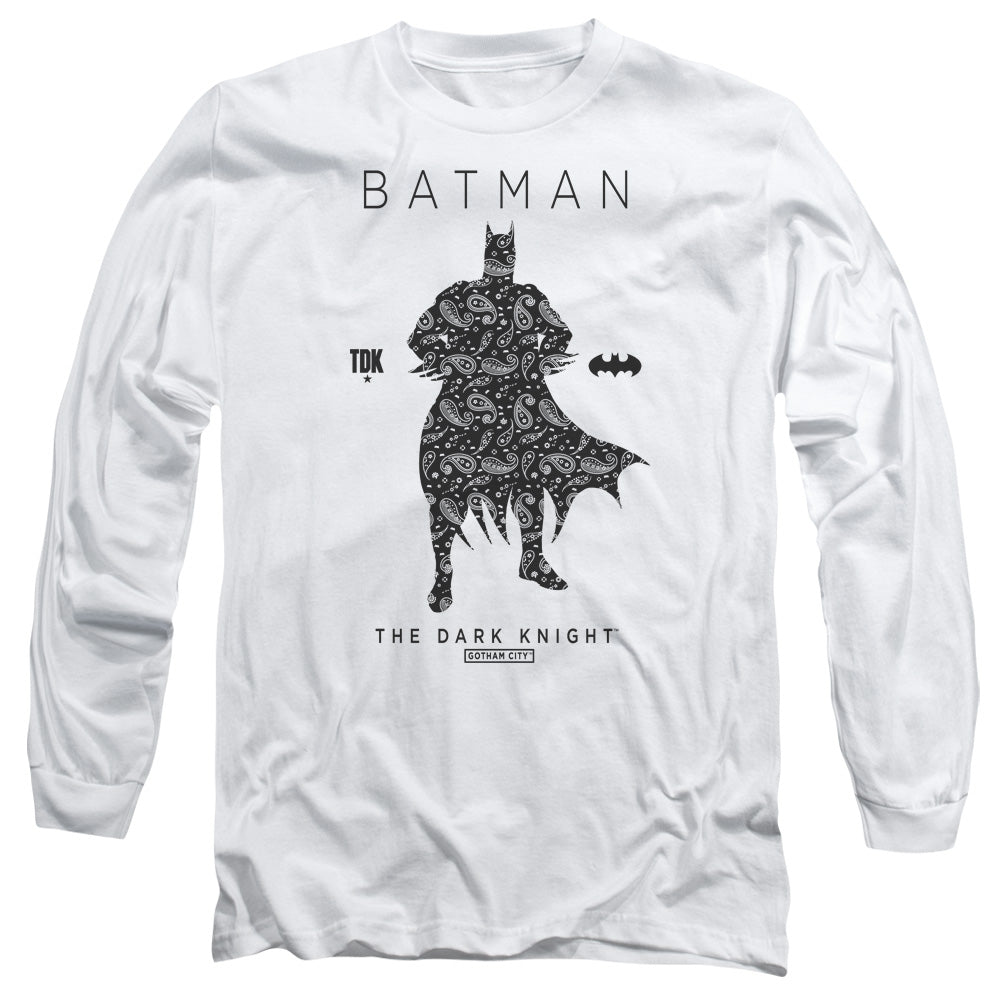 Batman Paislety Silhouette Long Sleeve T-Shirt