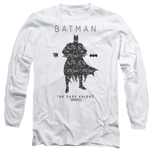 Batman Paislety Silhouette Long Sleeve T-Shirt