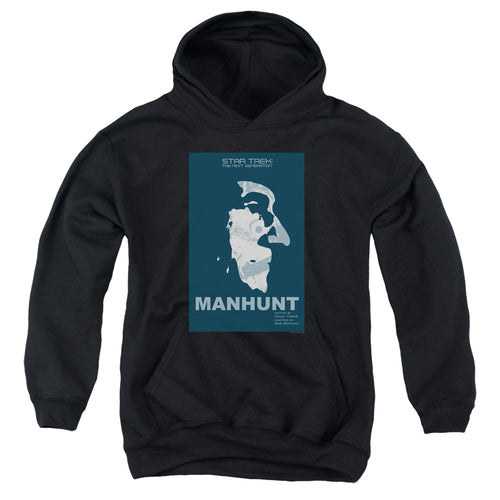 Star Trek Manhunt Black Youth Hoodie