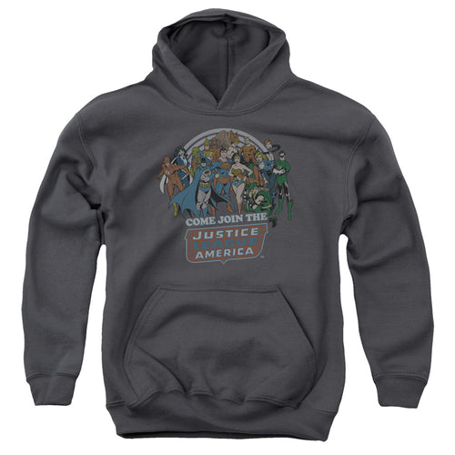 DC Comics Join The Justice League Youth Hoodie