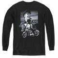 Elvis Presley Motorcycle Youth Long Sleeve T-Shirt