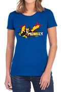 Dexter's Laboratory Monkey Womens T-Shirt