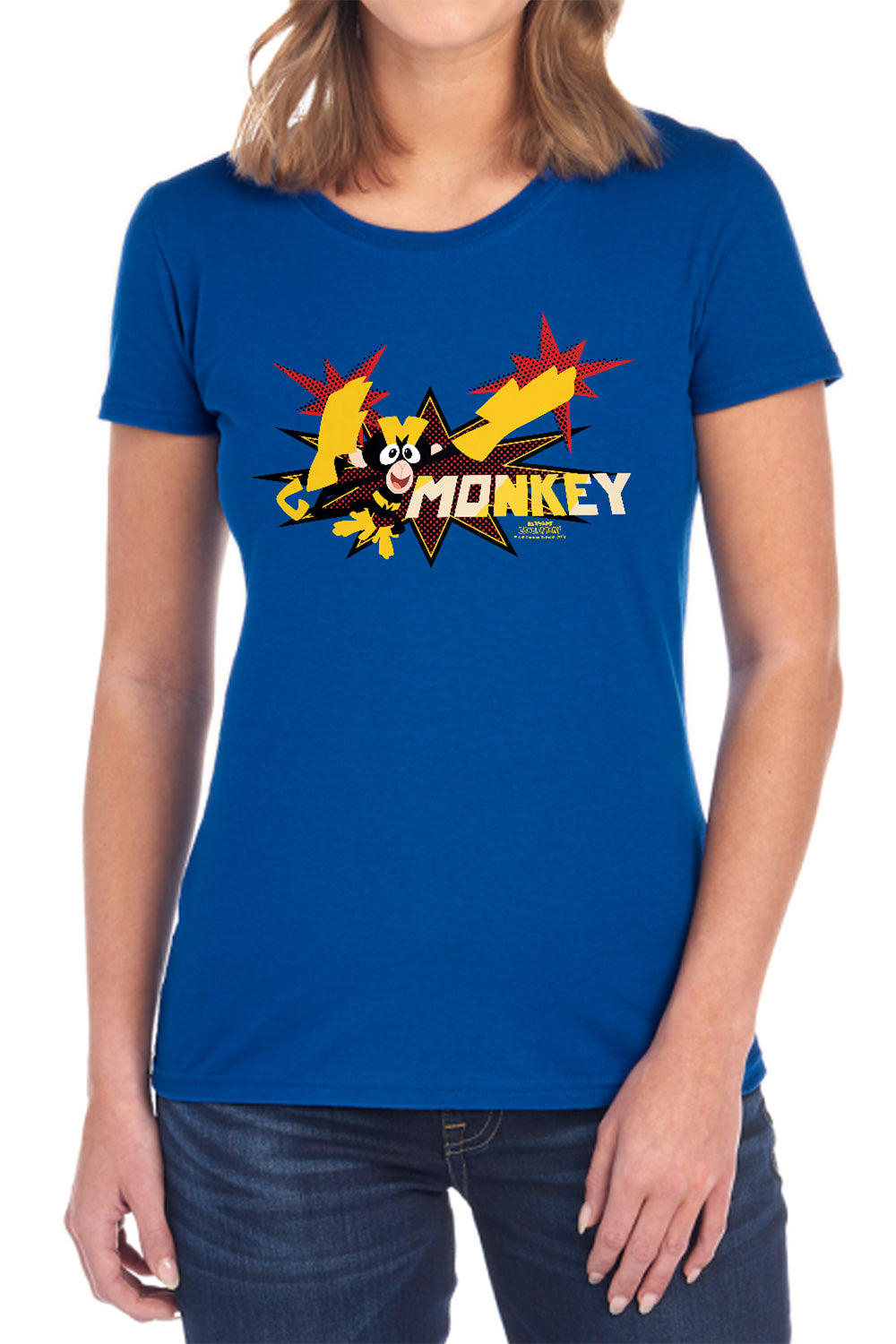 Dexter's Laboratory Monkey Womens T-Shirt