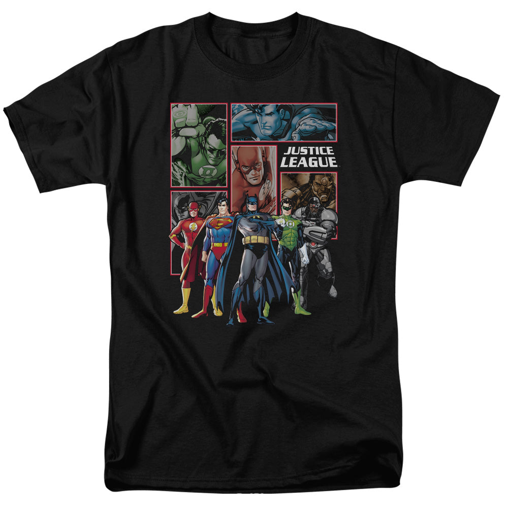 Justice League New Jla Panels T-Shirt