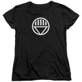 Green Lantern Black Lantern Logo Womens T-Shirt