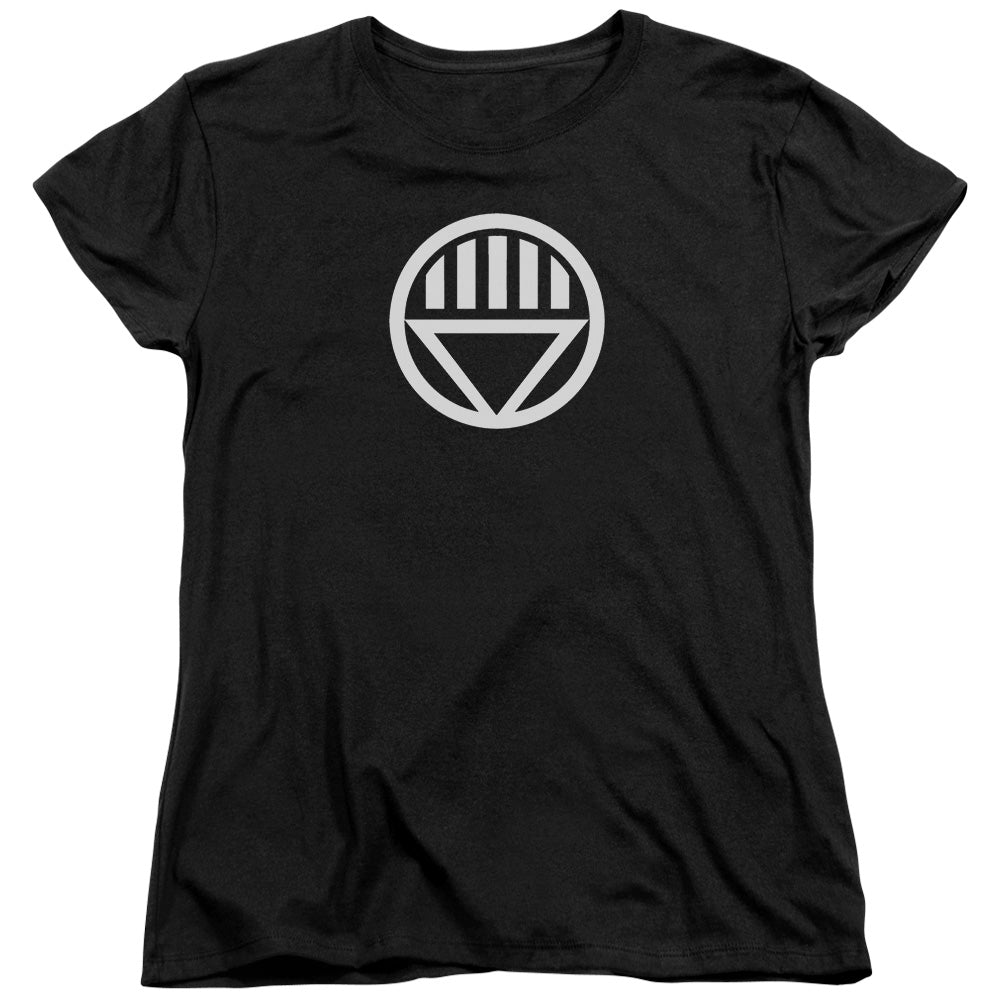 Green Lantern Black Lantern Logo Womens T-Shirt