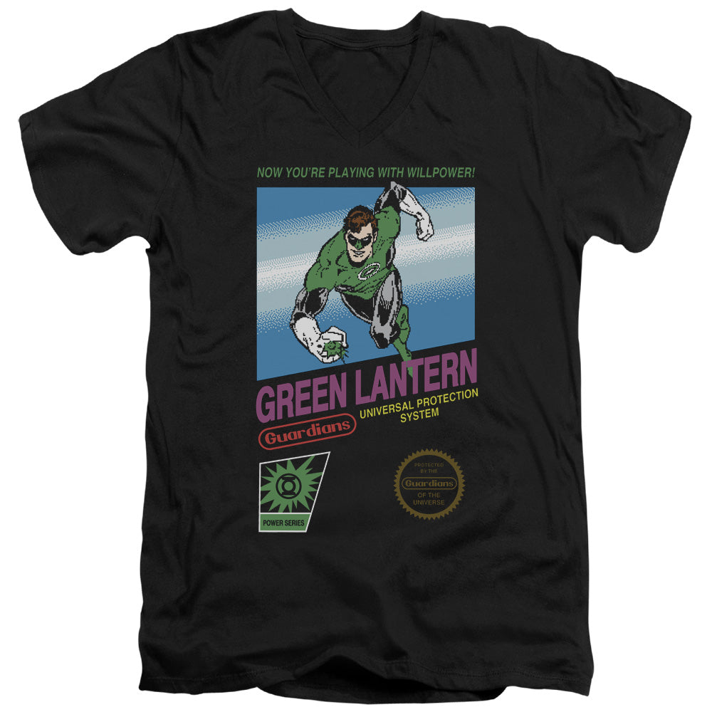 Green Lantern Box Art V-Neck T-Shirt