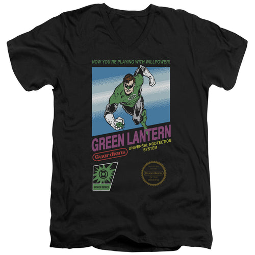 Green Lantern Box Art V-Neck T-Shirt