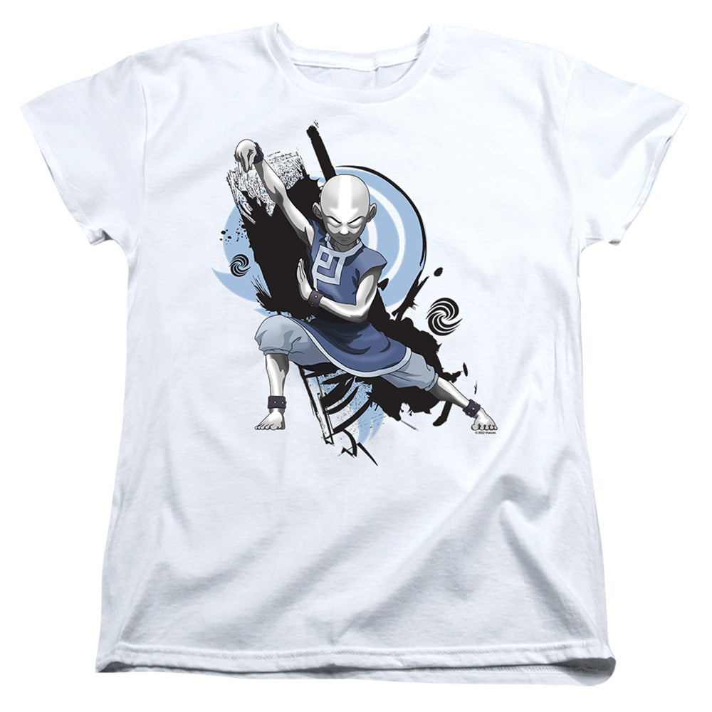 Avatar: The Last Airbender Energybending Aang Womens T-Shirt