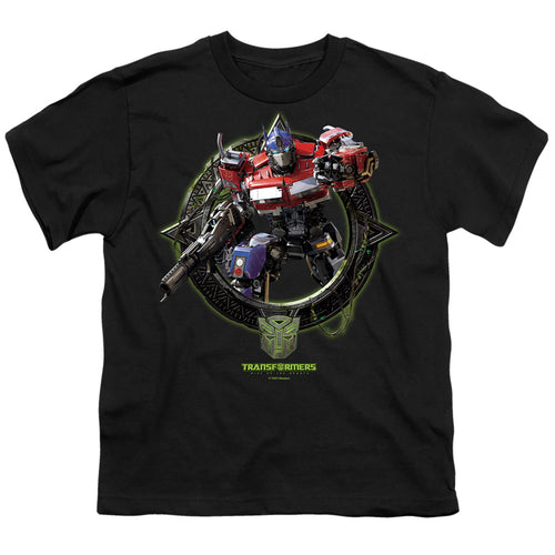 Transformers Optimus Prime Circle Frame Youth/Toddler T-Shirt