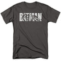 The Batman Text on Gray T-Shirt