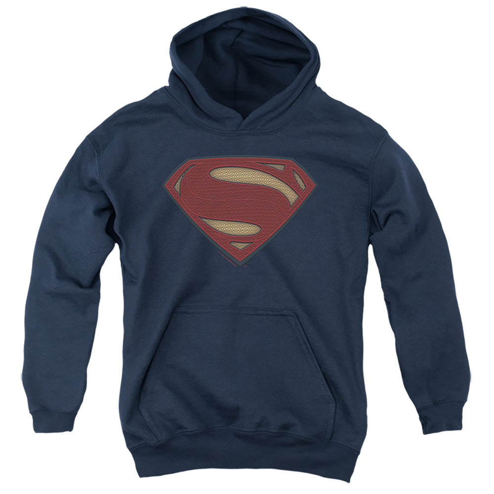 Batman v Superman Superman Costume Shield Youth Hoodie