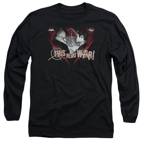 Batman v Superman This Means War Long Sleeve T-Shirt