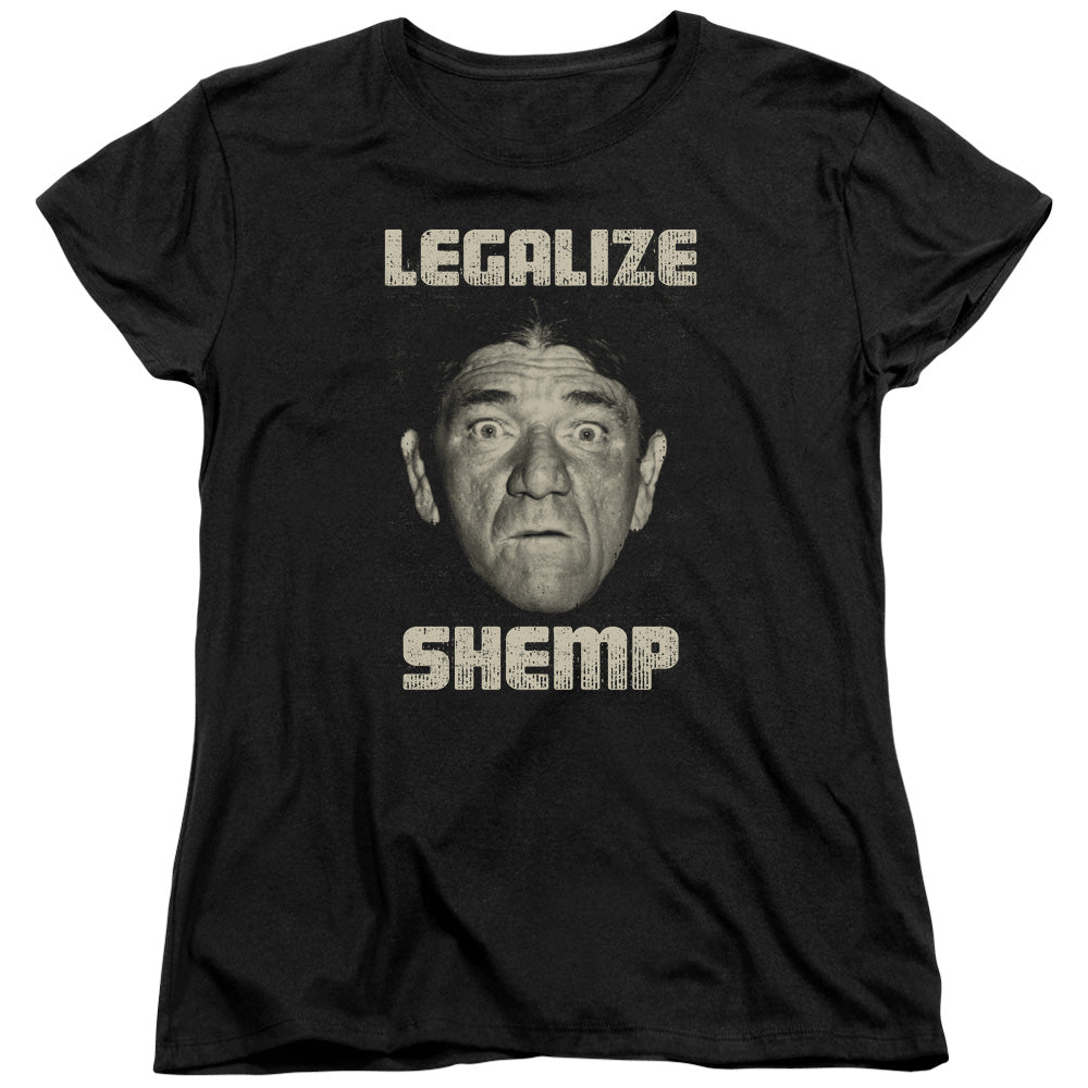 The Three Stooges Legalize Shemp Womens T-Shirt