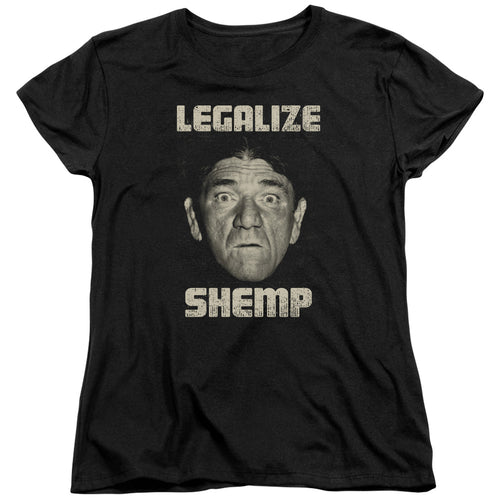 The Three Stooges Legalize Shemp Womens T-Shirt