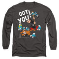 The Smurfs Gargamel and Azrael Long Sleeve T-Shirt