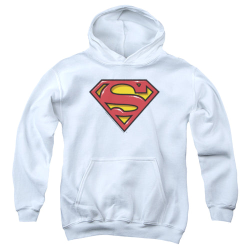 Superman Airbrush Shield Youth Hoodie