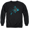 Batman Neon Batman Crewneck Sweatshirt