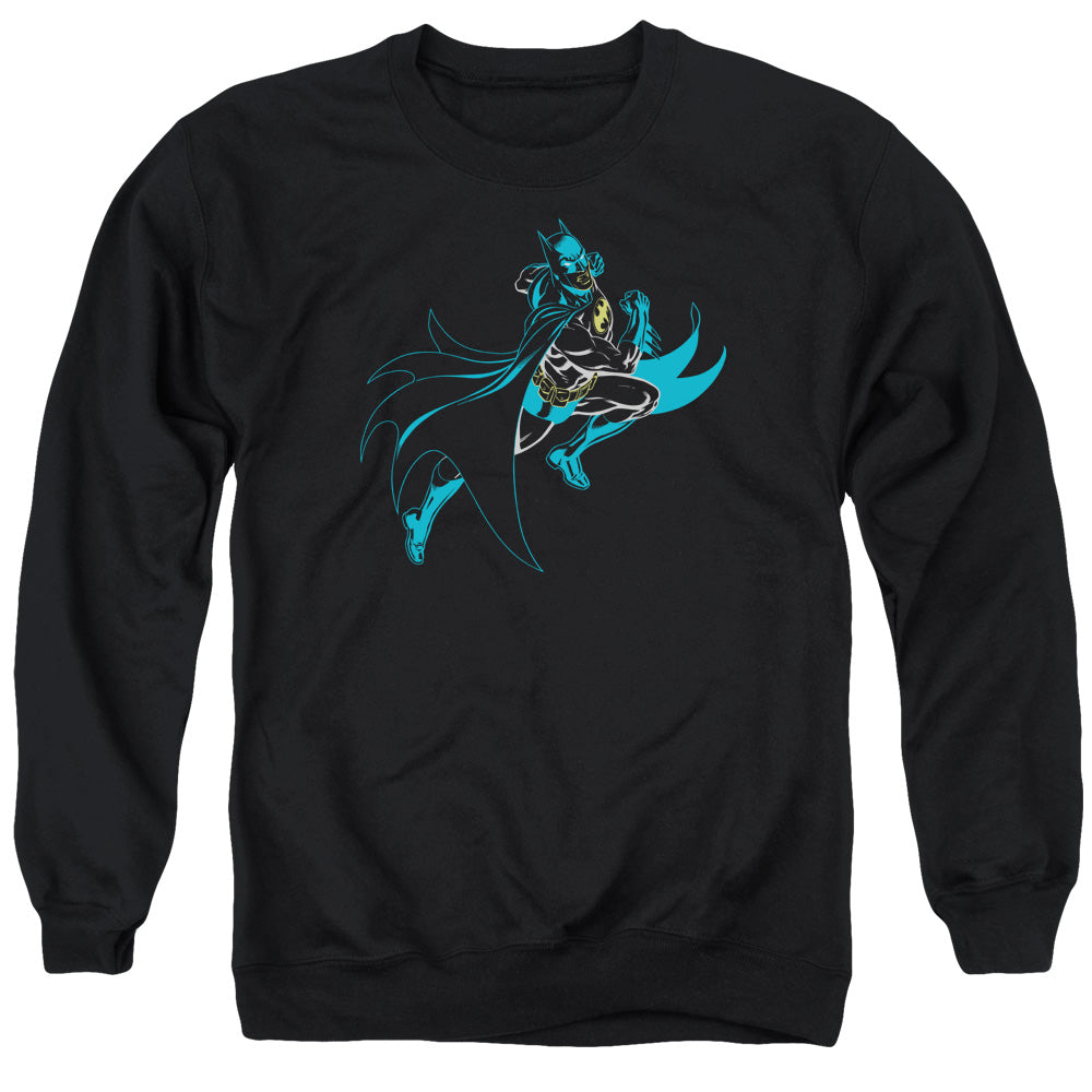 Batman Neon Batman Crewneck Sweatshirt