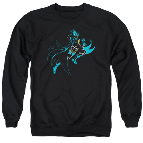 Batman Neon Batman Crewneck Sweatshirt