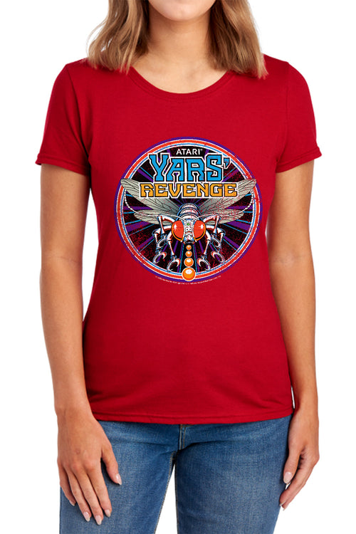 Atari Yars Revenge Patch Womens T-Shirt